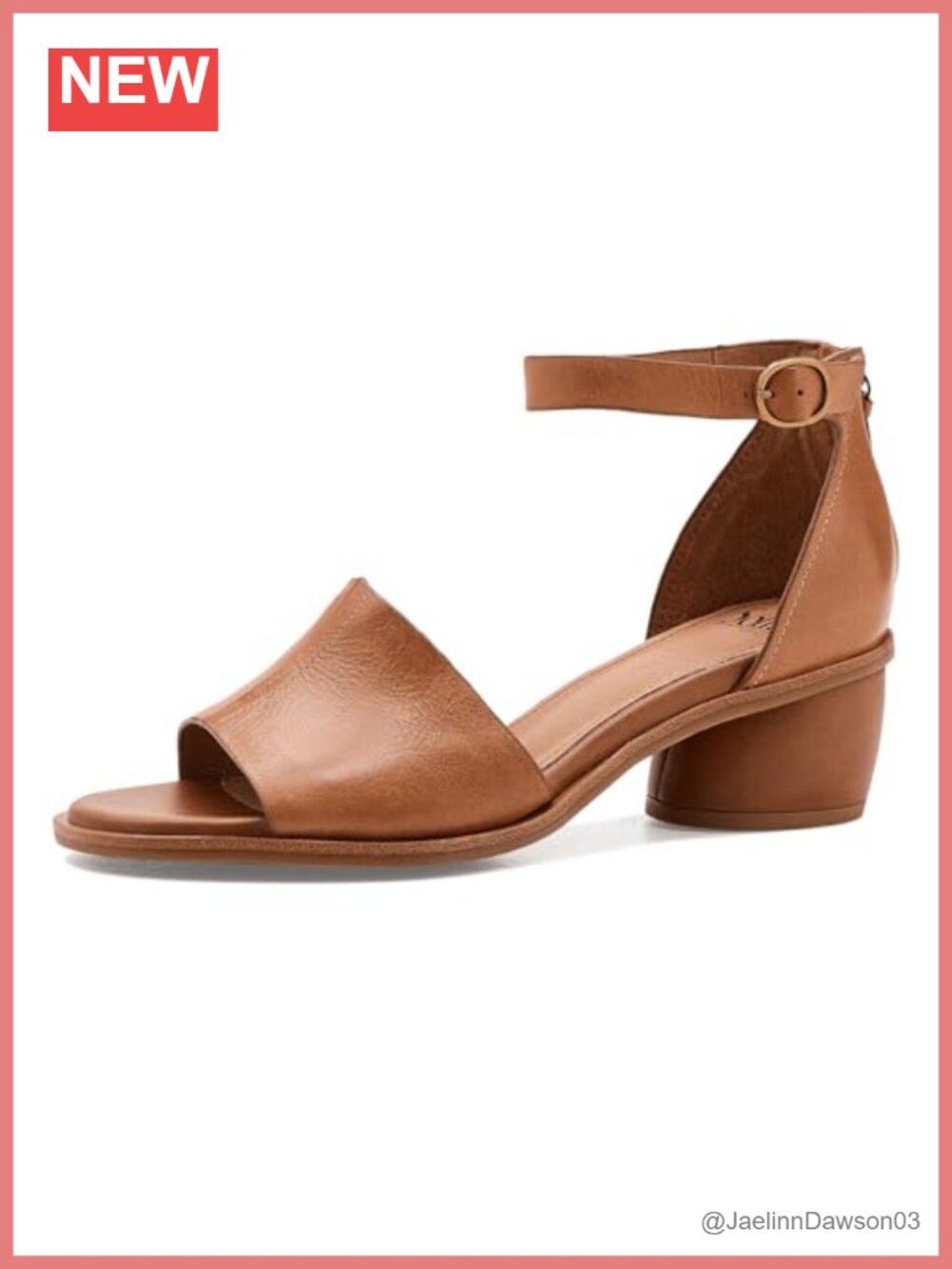 Leather Ankle Strap Wedge Heeled Sandals with Zip Closure